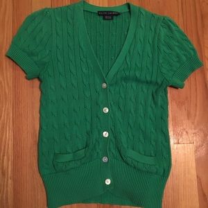 Ralph Lauren short sleeve cardigan